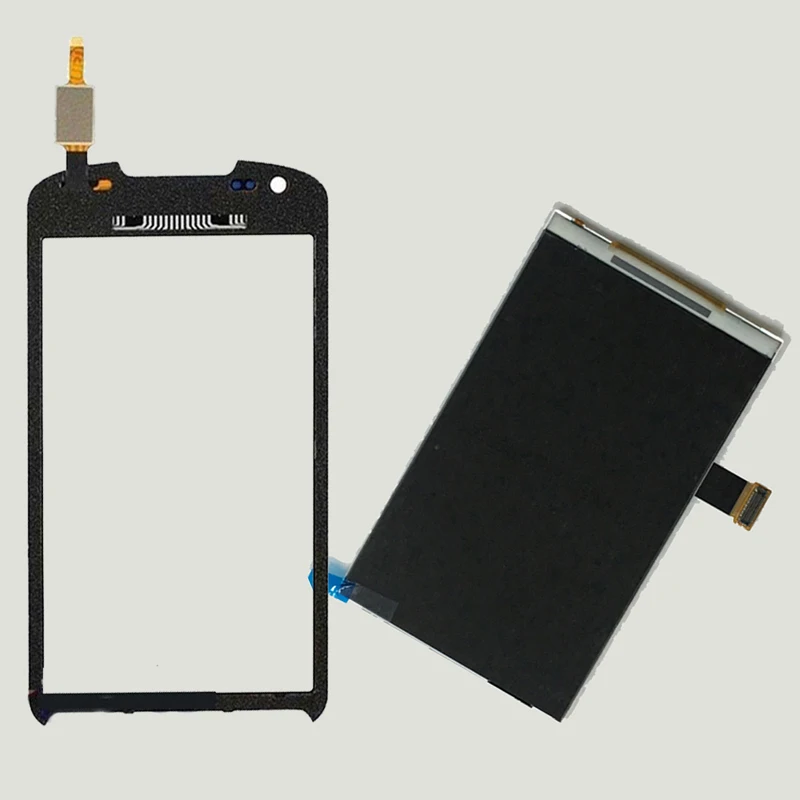 Offerte Nero Per Samsung Xcover 2 GT S7710 S7710 Touch Screen Digitizer Sensore di Vetro + Display LCD Pannello Dello Schermo di Monitor di Ricambio