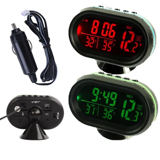 Вольтметр автомобильный цифровой 12v