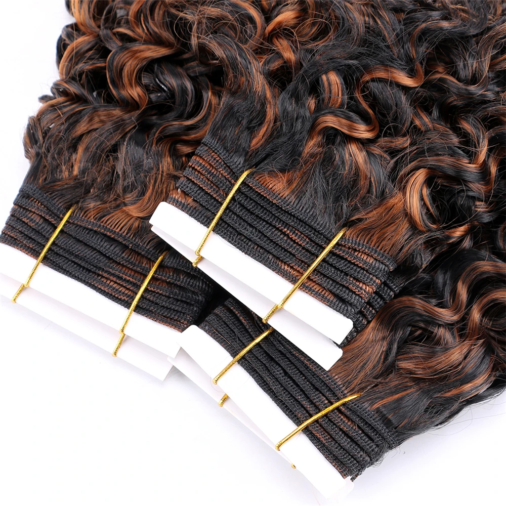 Cabelo Extensões de Cabelo Sintético de Fibra