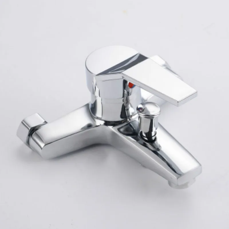 Chrome Waterfall Bathtub Faucet Wall Mount Waterfall Hot Cold Water Mixer Tap Bath Shower Faucet Tap Robinet Baignoire#25 M01