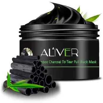 

100g Face Skin Care Black Mud Bamboo Charcoal Mask Blackhead Remover Deep Clean Peel Off Mud Masks