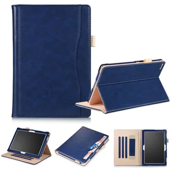 

Wallet Book PU Leather Flip Case For Lenovo TAB 4 10 & 10 Plus Cases 10.1" TB-X704F/N TB-X304 Tablet With Hand Holder Shell