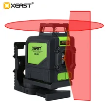 XEAST XE-901 Красный 3D лазерный измеритель уровня 5 линий 360 градусов самонивелирующийся мини переносной прибор красный лазерный луч