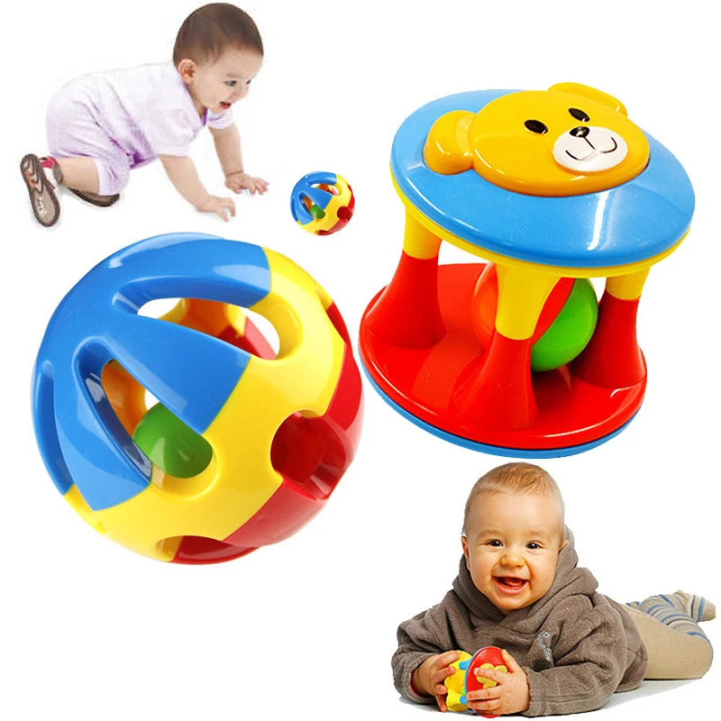 2Pcs Baby Toys Fun Little Loud Jingle Ball Develop Intelligence Train
