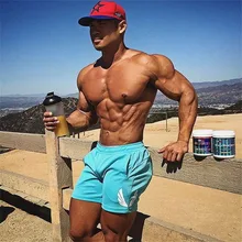 Fitness Men Summer Fashion Gyms Short Casual Bodybuilding Cotton Short Pants Wear Workout Clothes