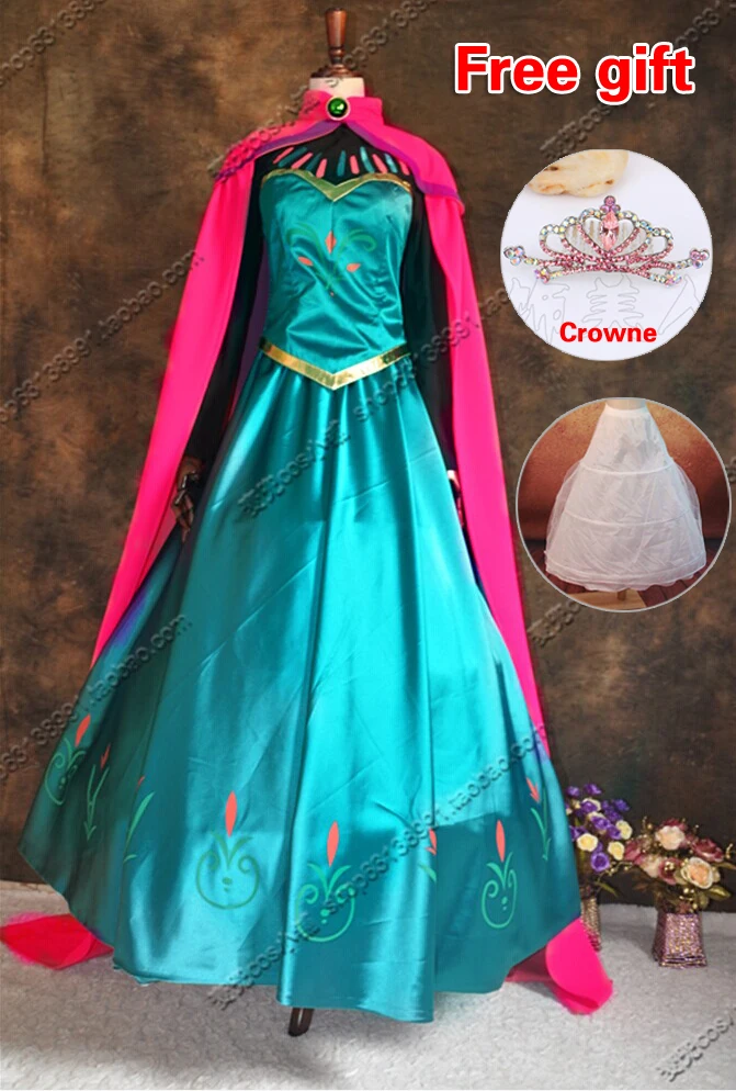 Женское платье Эльзы для косплея|carnival costume|costume for womenelsa dress adult |