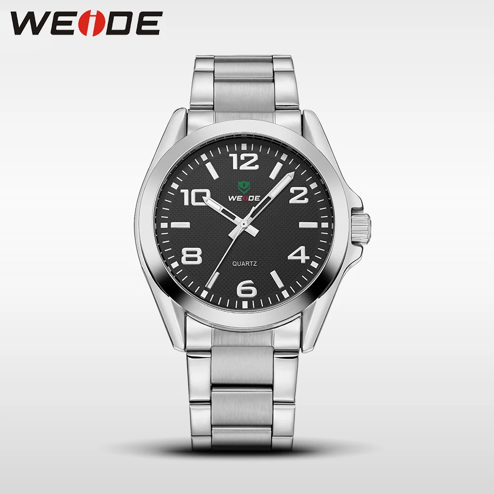 

WEIDE Business Quartz Sport Wrist Watch Casual Genuine Automatic Top Brand Luxury Men Analog Watch Stainless Steel Strap Clock