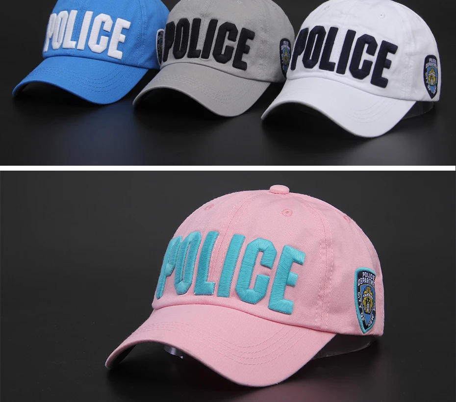 Бренд CNTANG, новинка, модная мужская Кепка с надписью «POLICE», Повседневная хлопковая бейсболка для женщин, летняя кепка, высокое качество, Bone