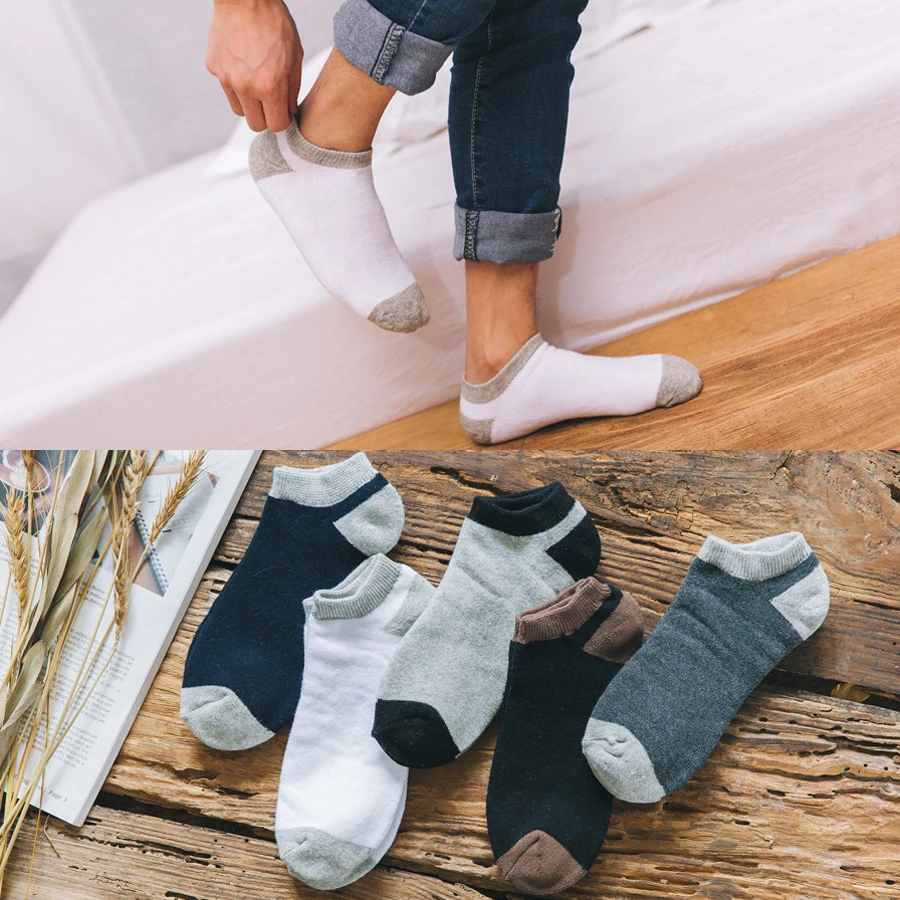 Cotton Men Short Socks Fuzzy Inside High Quality Brand 2017 Winter