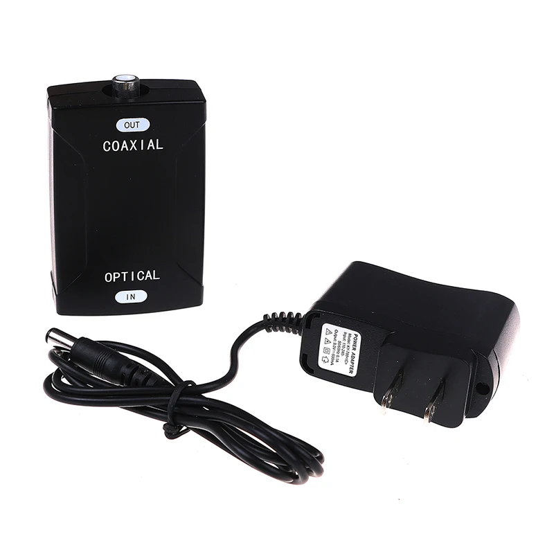 

HOT Digital Coax Coaxial RCA to Optical TOSlink SPDIF Digital Audio Converter Adapter Support Dolby AC-3,Dolby 5.1 and DTS Sound