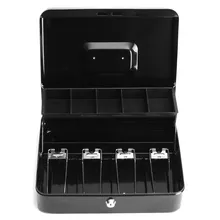 11,8x3,6x9,4 дюймов Safurance кассовый ящик для денег замок для ключей безопасный замок многоуровневый лоток для хранения для безопасности