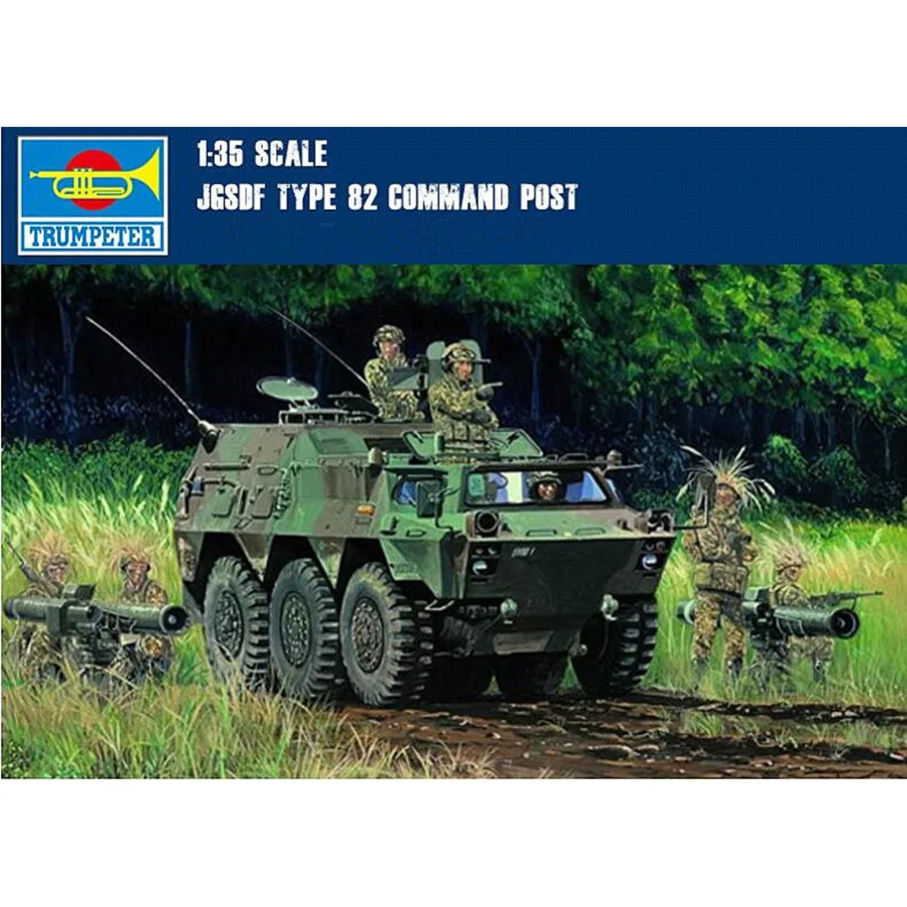 

OHS Trumpeter 00326 1/35 JGSDF TYPE 82 Command Post Vehicle Scale Truck Assembly Model Building Kits oh