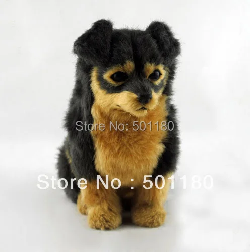 miniature dog figurines plastic