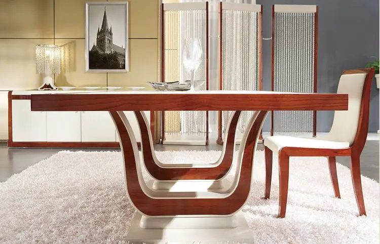 Muebles de diseño italiano en casa mesa de comedor con mesa de ... Muebles de diseño italiano en casa mesa de comedor con mesa de ...