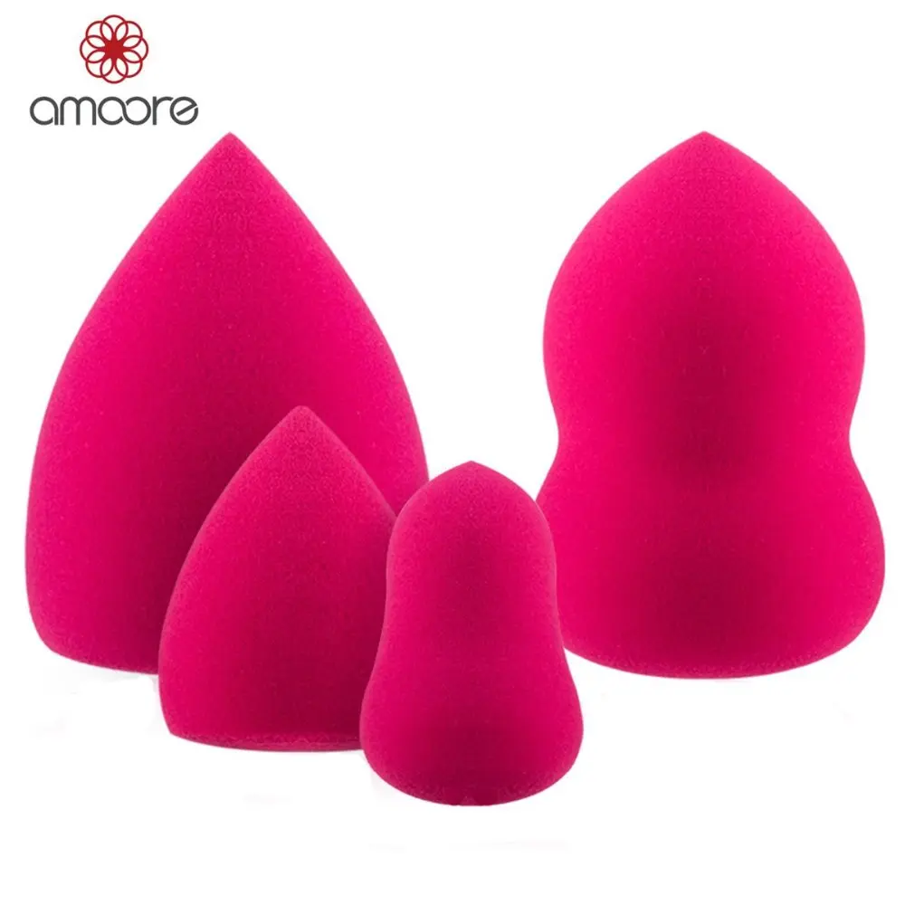amoore 4pcs Makeup Sponge Makeup Blender Foundation Sponge Concealer