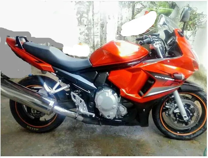 Мотоцикл обтекатель комплект для SUZUKI GSX650F 08 09 10 GSX 650F 2008 2009 2010 ABS оранжевые черные