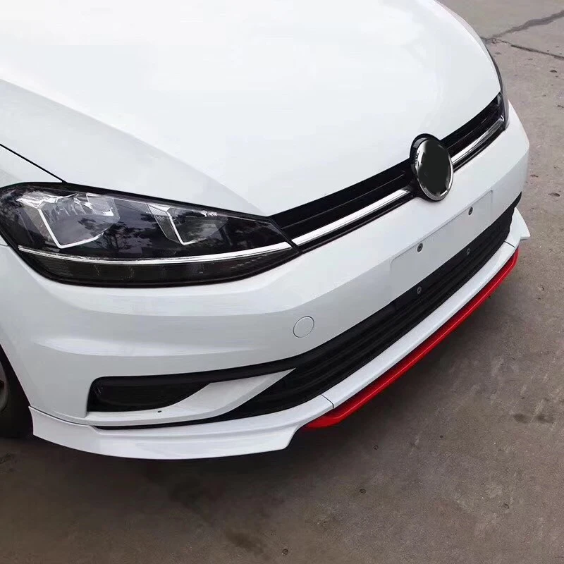 Автомобильные аксессуары для Volkswagen Golf 7,5 Стандартный хэтчбек 4 двери переднего бампера v-стиля приспособления для резки Черные, белые, красные роспись