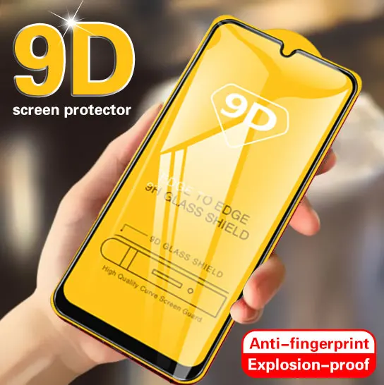 25 PCS 9D Full Cover Curved Tempered Glass on For Samsung Galaxy A50 A20 A10 M10 M20 M30 A70 A40 A30 A20E - Цвет: A20E