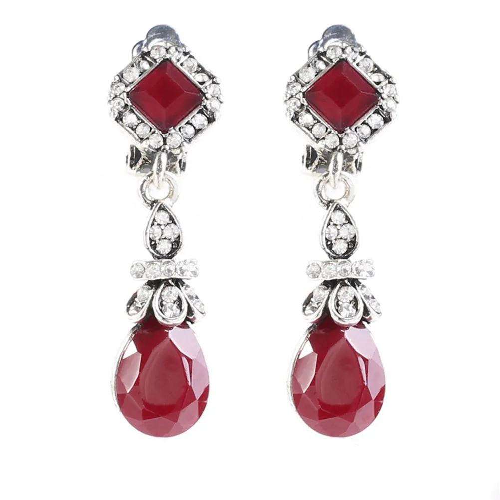 

New Vintage Earring Clips No Pierced Ear Clips Earrings Women Long Earrings