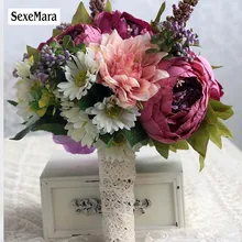 Невесты с цветами в руках Sen торжественное платье съемки написано букет невесты