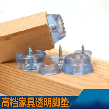 

Home Slip-resistant PVC Gel Table Mat Floor Socks Tables and Chairs Pats Non-slip PVC Shackle Anti-abrasion Protection
