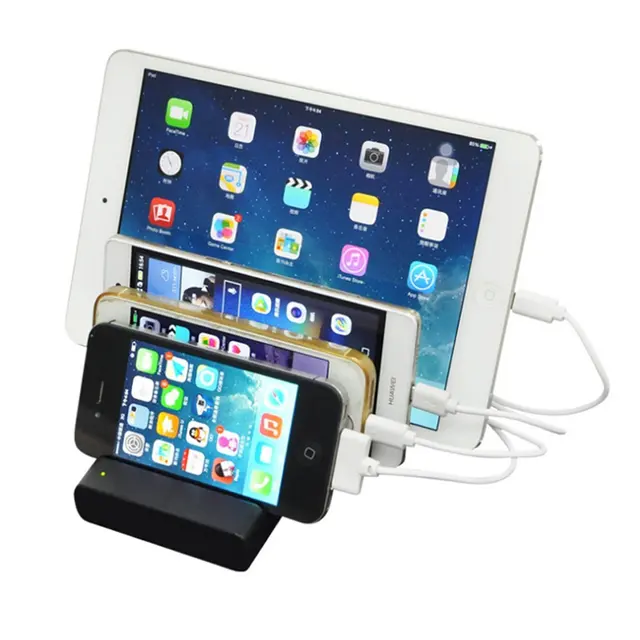 4 Ports USB Ladestation, ladegerät Dock Desktop ständer für iPhone ... 4 Ports USB Ladestation, ladegerät Dock Desktop ständer für iPhone ...