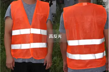 

BONJEAN Reflective Safety Clothing High Visibility Safety Reflective Hi Viz Vest Warning Coat Reflect Stripes Free Ship