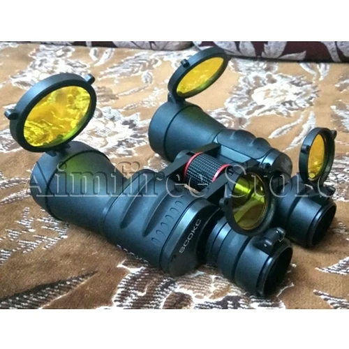 Охотничья мм 30-69 мм прозрачная желтая откидная крышка объектива RifleScope Quick Spring Eye Protect ob cap