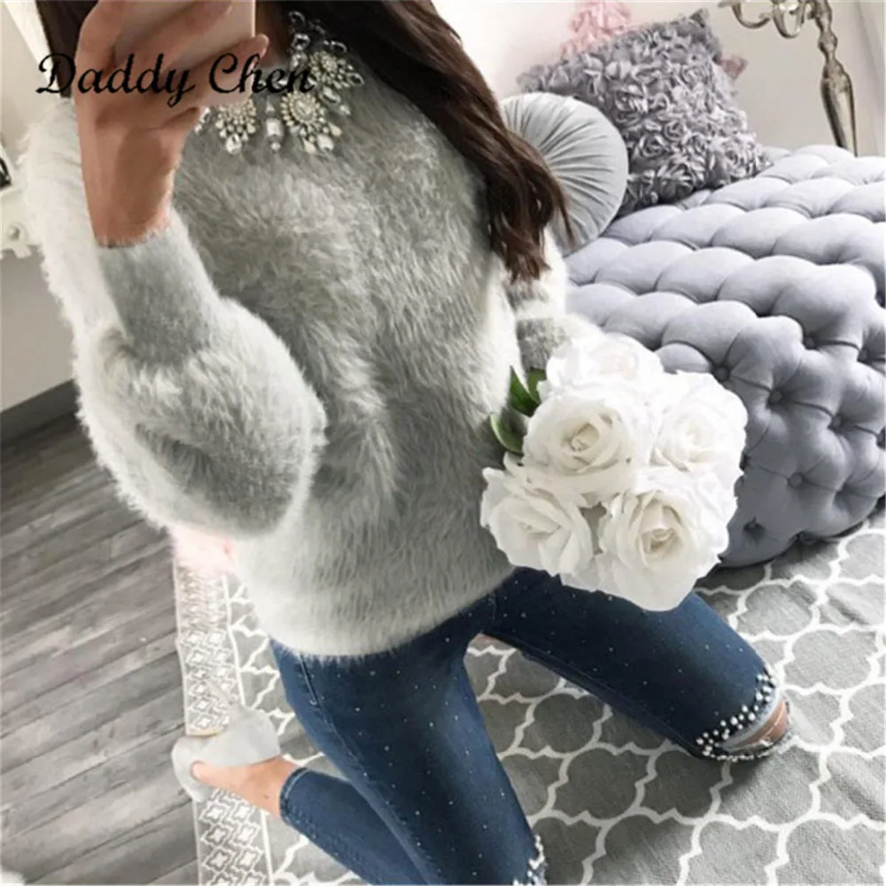 2018 Fashion Winter Women's Coat Sexy Long Sleeve plush Female Shirt Thick Warm Women Sweater Casual Outwear Pullovers 2018 Fashion Winter Women's Coat Sexy Long Sleeve plush Female Shirt Thick Warm Women Sweater Casual Outwear Pullovers
