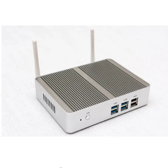 Новый безвентиляторный Nuc Core i5 7200U i3 7100U DDR3L мини ПК Linux Windows 10 Pro Graphics HD 620 4K HTPC HDMI VGA