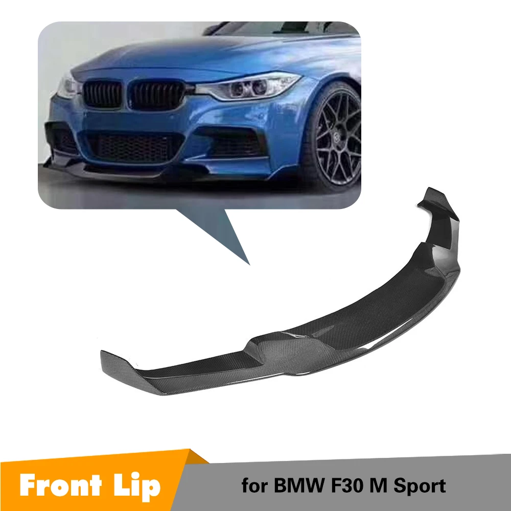 

Carbon Fiber Front Lip Spoiler Bumper Chin Apron for BMW F30 F35 M Sport 2012 - 2018