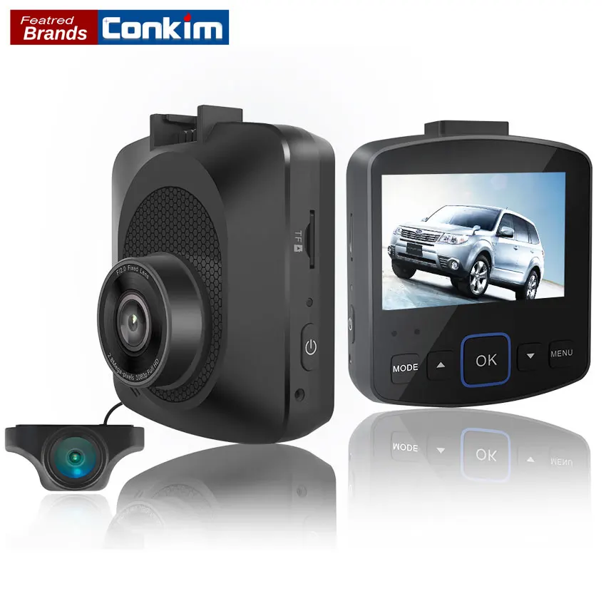 

Conkim New 4K Dash Cam Wifi Camera Car Video Recorder 2.35" External GPS CAR DVR 1080P Full HD Auto Registrar Super Capacitor