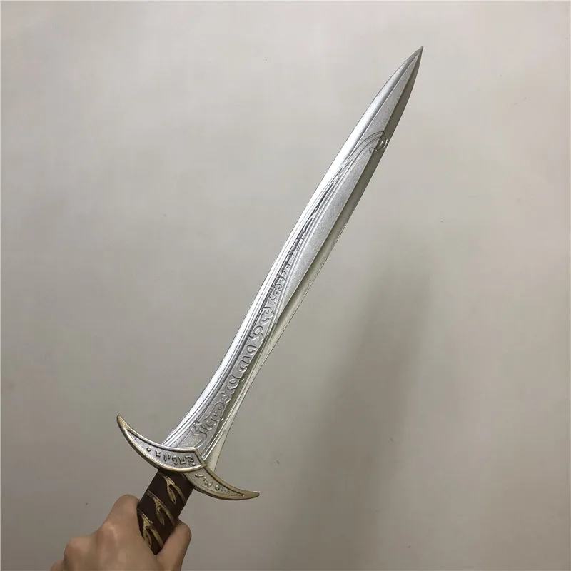 1:1 Movie Cosplay Sword 72cm Gold Sting The Hobbit Frodo Baggins Sword Kids Gift Safety PU Material