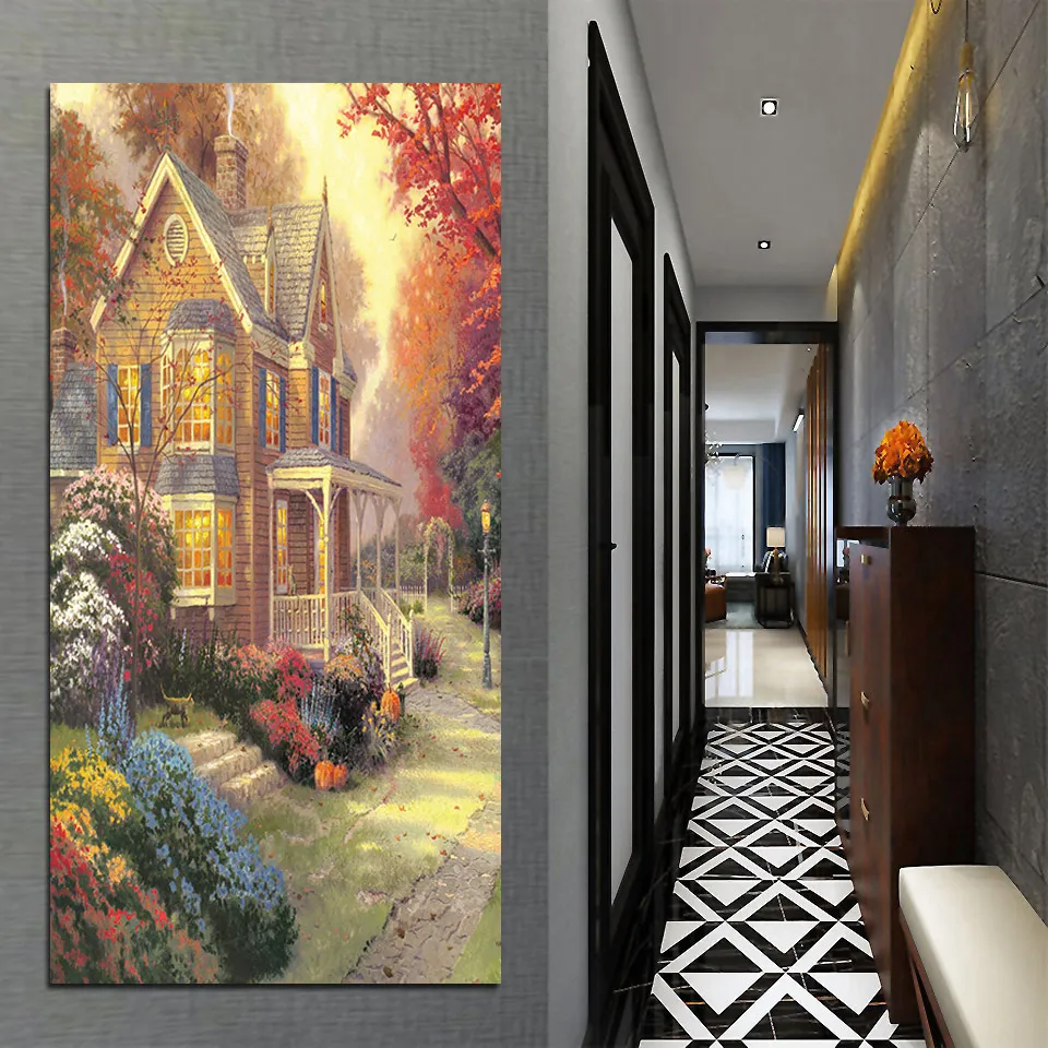 Manor Thomas Kinkade Wall Art Poster Modular Canvas HD ...