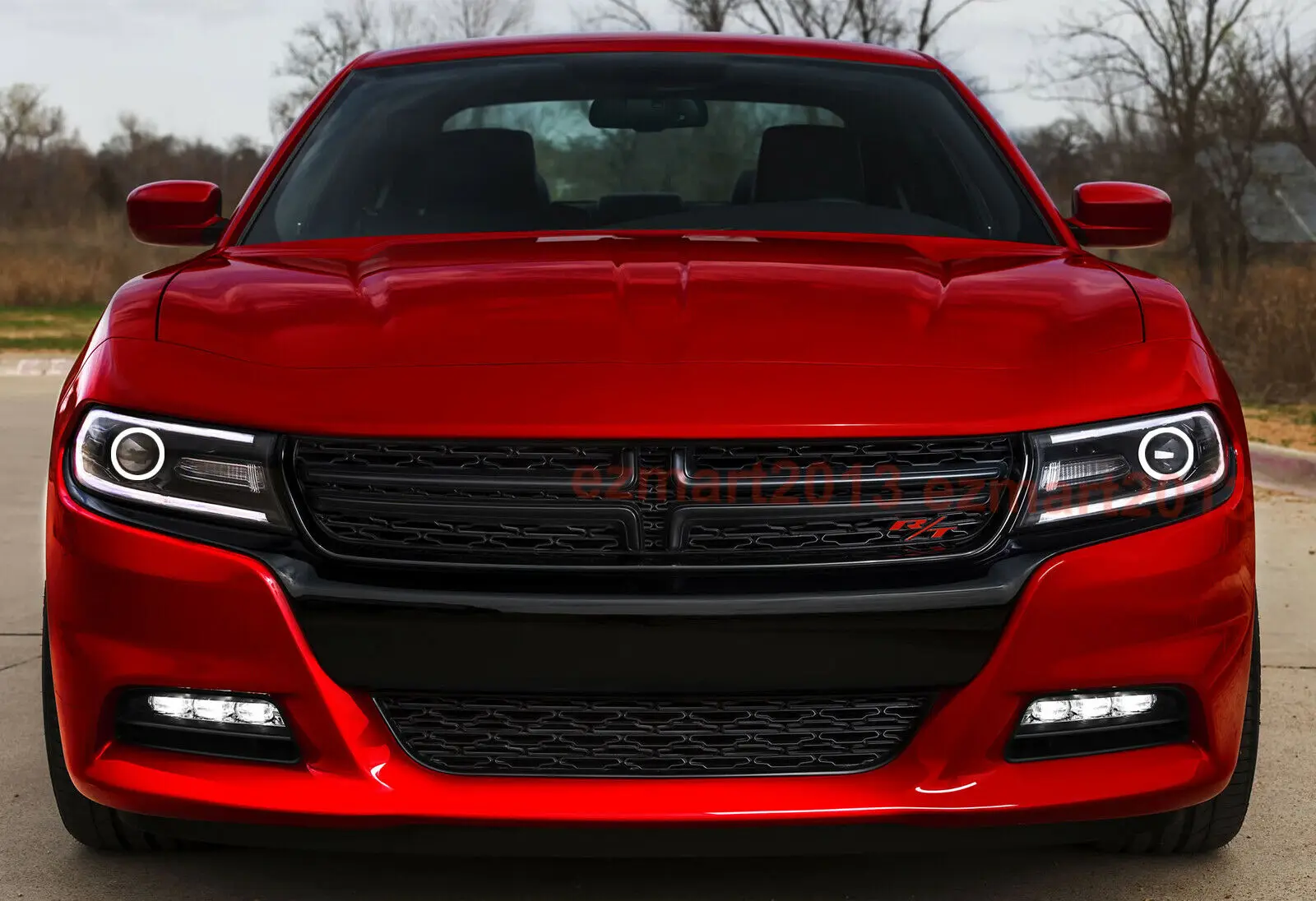 Светодиодные кольца lhalo из хлопка RGB подходят для Dodge Charger 2015 2019 автомобильные фары