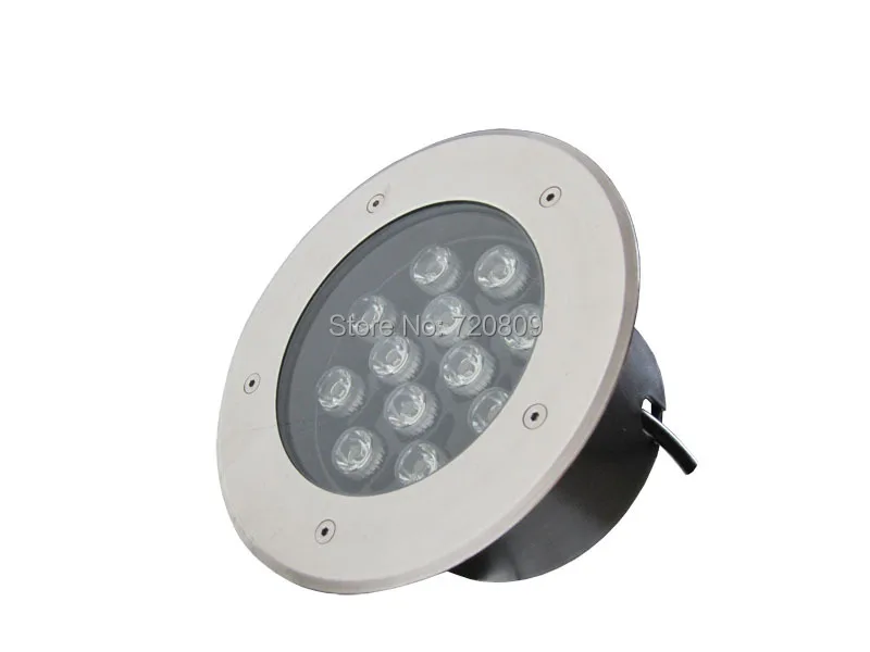 

5pcs/lot Free Shipping 12w LED Underground Buried Light Outdoor Building Garden Yard Path Light Round 85-265v
