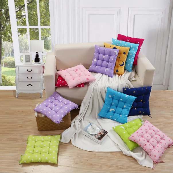 Office Cushion Solid Color Sofa Chair Seat Cushions Cute Picture Back