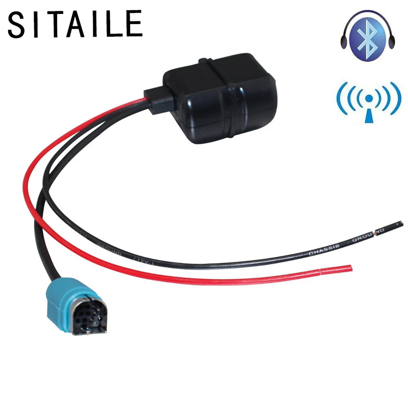 

SITAILE Car Bluetooth Wireless Module For CDA CDE DVA IDA IVA Radio Aux Cable Adapter with Filter for Alpine to Smartphone Audio