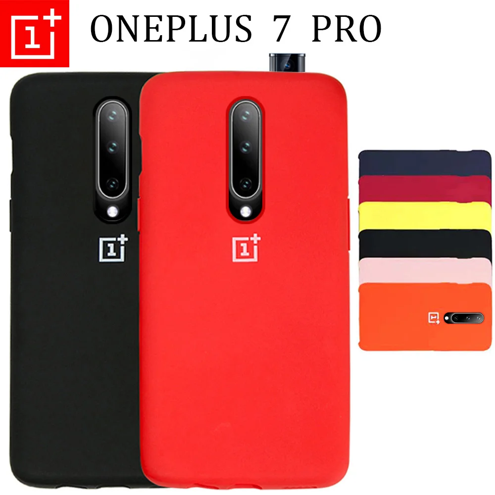 Oneplus 7 Pro Case Soft Liquid Silicon Back Cover Oneplus 7 Pro 6 6T
