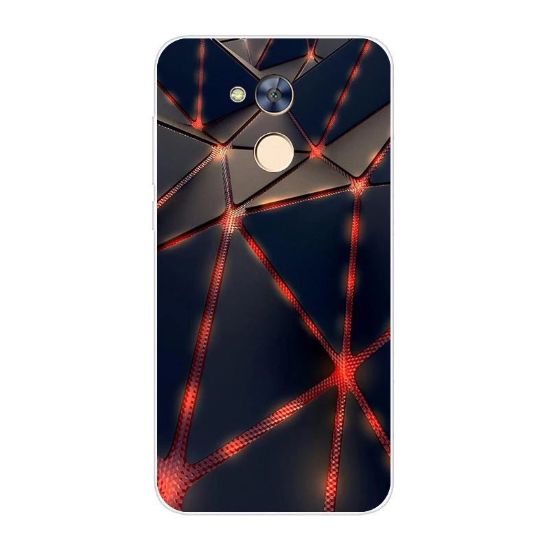Чехол для Huawei Honor 6A мягкий силиконовый чехол с узором защитный телефона 6 A чехлы