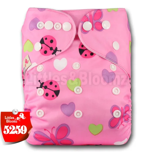 [Littles&Bloomz] новые детские один размер Многоразовые вкладыши для тканевых подгузников крышка Обёрточная бумага для Применение с плоским крышам или приталенные пеленки - Цвет: 5259