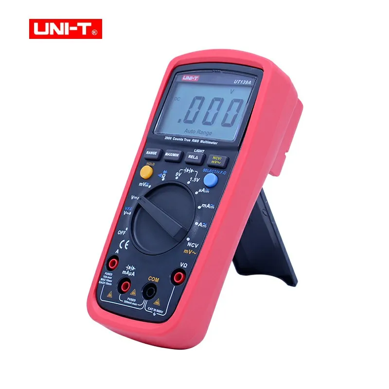 UNI T Цифровой мультиметр UT139A UT139B UT139C True RMS измеритель ручной тестер 6000 счетчиков