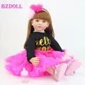 Bebês com Unicórnio Presente de Aniversário Tamanho Grande Silicone Vinil Reborn Boneca Brinquedo Lifelike Princesa Criança Tema Vivo Bebe Menina 60cm 9 brinquedo lifelike princesa criança bebês com unicórnio
