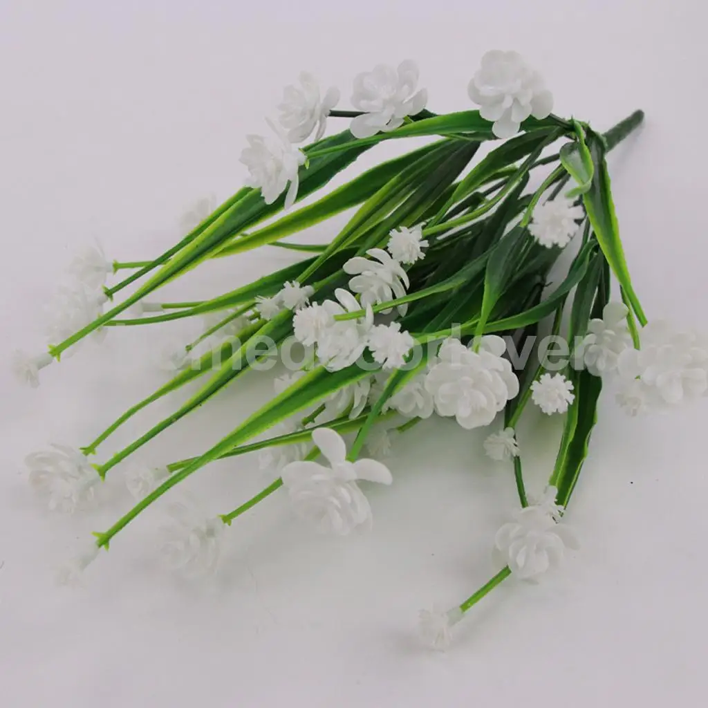 MagiDeal Artificial Greenery Vine Ivy Leaves Grass Camellia Garland Hanging Wedding Party Flower Bunch Bouquet Decor Color PICK