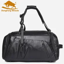Для мужчин из натуральной кожи, кожаная сумка для путешествий, Винтаж вещевой мешок Сумки большой Ёмкость человек Фитнес Сумка багажная сумка с ремнем через плечо сумка-мешок