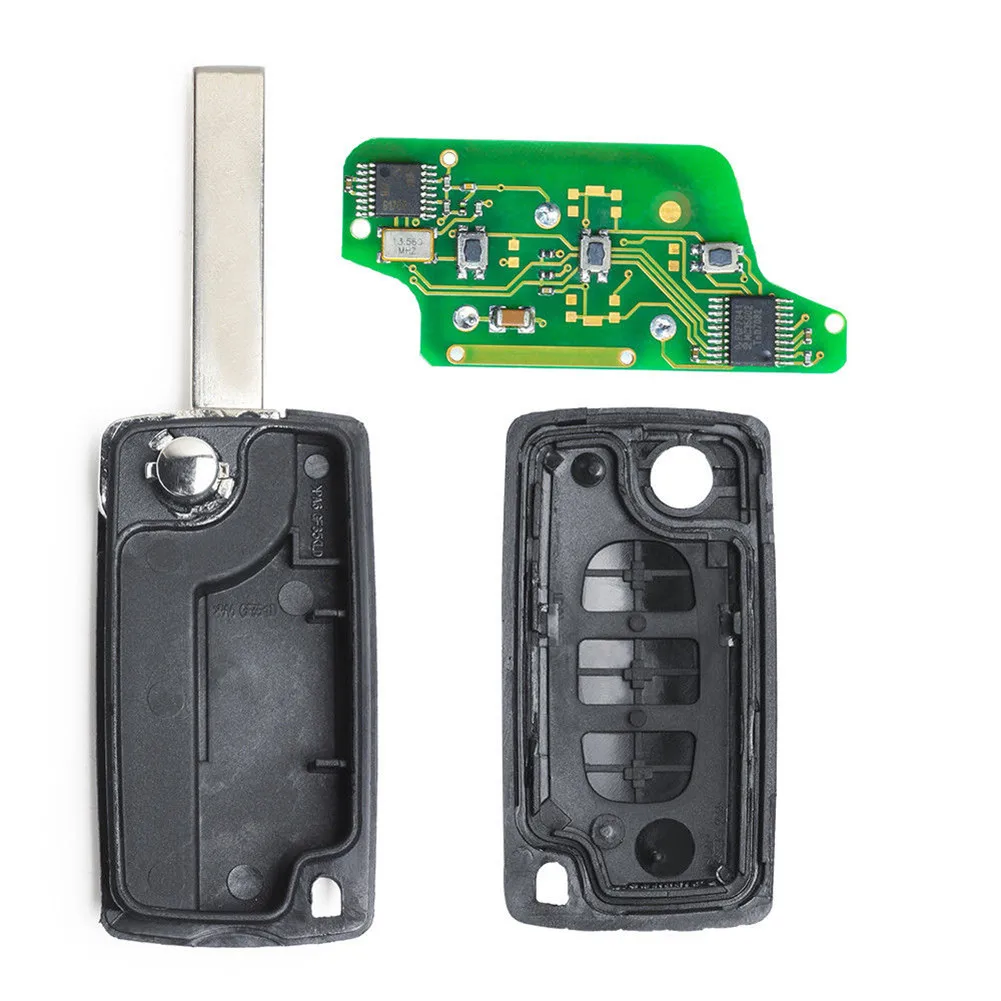 433 МГц Slotless 3-кнопочный пульт дистанционного управления для PEUGEOT Citroen Xsara Picasso ключи преобразования корпус пульт дистанционного ключа