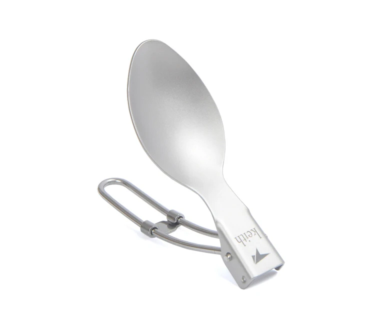 Keith Ti5305 titanio klappbar loffel ultra Leicht Kuche camping Reisen besteck 17g KT305