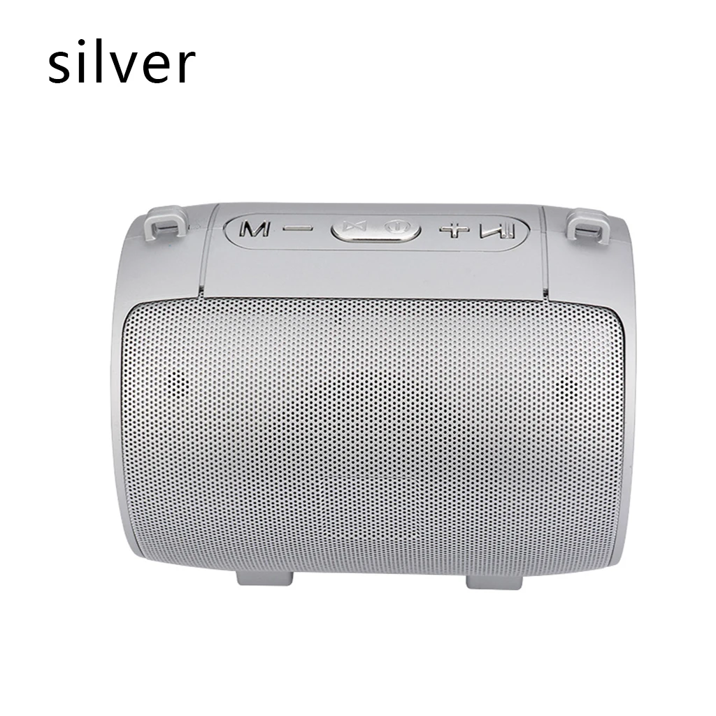M519 Bluetooth динамик портативный наружный аудио беспроводной HiFi громче стерео звук музыка сабвуфер водонепроницаемый ручной Банк питания - Цвет: silver