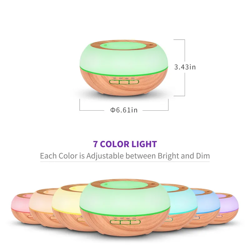 

Essential Oil Diffuser 300ML Air Humidifier Aroma Lamp Aromatherapy Electric Ultrasonic Aroma Diffuser Mist Maker