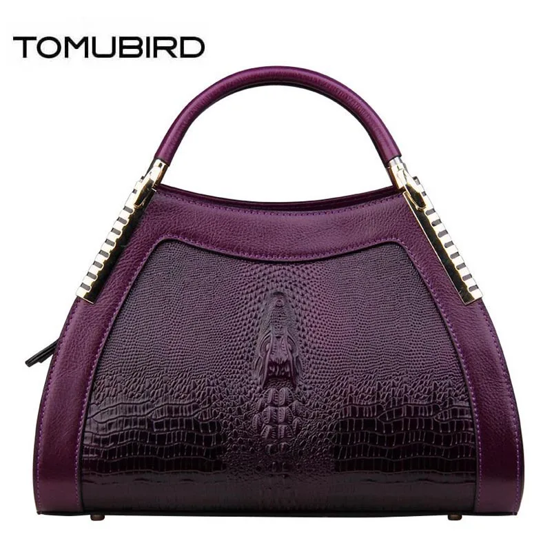 TOMUBIRD 2018 новые модные роскошные сумки из воловьей кожи крокодила женские